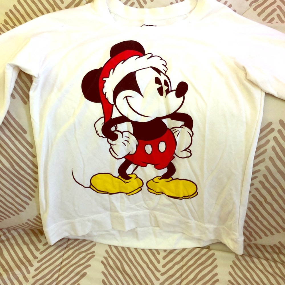Mickey Mouse sweatshirt white medium